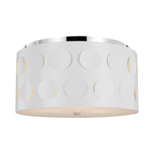 Load image into Gallery viewer, Dottie Flush Mount Ceiling Light in Detail.
