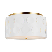 Load image into Gallery viewer, Dottie Flush Mount Ceiling Light in Detail.
