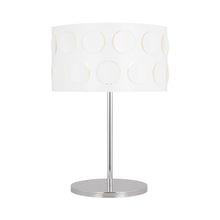 Load image into Gallery viewer, Dottie LED Desk Lamp in Polished Nickel.
