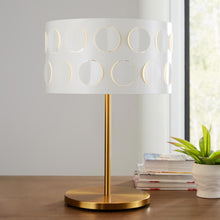Load image into Gallery viewer, Dottie LED Desk Lamp in living room.
