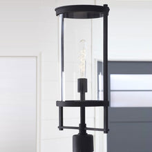 Load image into Gallery viewer, Eastham Outdoor Post Light in living room.
