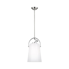 Load image into Gallery viewer, Hazel Pendant Light in Medium/Polished Nickel.

