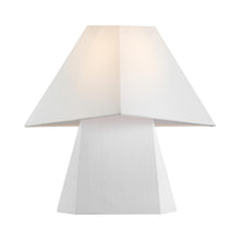 Load image into Gallery viewer, Herrero LED Table Lamp in Matte White.

