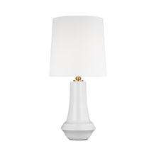 Load image into Gallery viewer, Jenna LED Table Lamp in New White.

