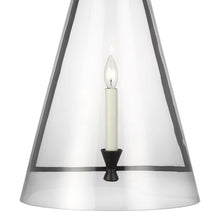 Load image into Gallery viewer, Keystone Pendant Light in Detail.
