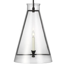 Load image into Gallery viewer, Keystone Pendant Light in Detail.
