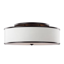 Load image into Gallery viewer, Lennon Semi Flush Mount Ceiling Light in Oil Rubbed Bronze.

