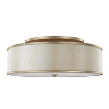 Load image into Gallery viewer, Lennon Semi Flush Mount Ceiling Light in Sunset Gold.
