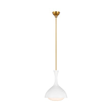 Load image into Gallery viewer, Lucerne Pendant Light in Matte White (Small).
