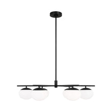 Load image into Gallery viewer, Lune LED Chandelier in Aged Iron (Large).
