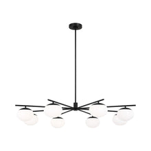 Load image into Gallery viewer, Lune LED Chandelier in Detail.
