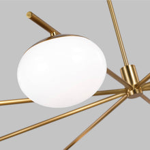 Load image into Gallery viewer, Lune LED Chandelier in Detail.

