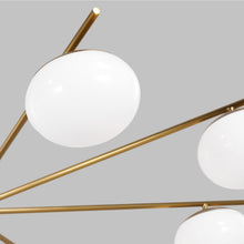 Load image into Gallery viewer, Lune LED Chandelier in Detail.
