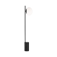 Load image into Gallery viewer, Lune LED Floor Lamp in Aged Iron.
