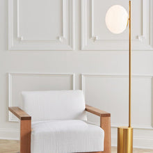Load image into Gallery viewer, Lune LED Floor Lamp in living room.
