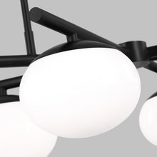 Load image into Gallery viewer, Lune LED Linear Chandelier in Detail.
