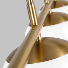 Load image into Gallery viewer, Lune LED Linear Chandelier in Detail.
