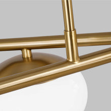 Load image into Gallery viewer, Lune LED Linear Chandelier in Detail.
