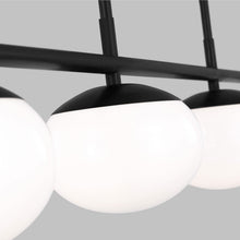 Load image into Gallery viewer, Lune LED Linear Chandelier in Detail.
