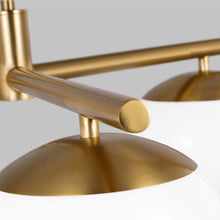Load image into Gallery viewer, Lune LED Semi Flush Mount Ceiling Light in Detail.

