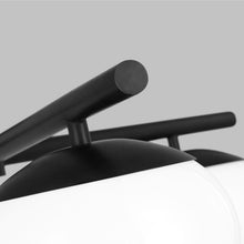 Load image into Gallery viewer, Lune LED Semi Flush Mount Ceiling Light in Detail.
