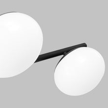 Load image into Gallery viewer, Lune LED Semi Flush Mount Ceiling Light in Detail.
