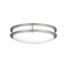 Load image into Gallery viewer, Mahone LED Flush Mount Ceiling Light in Painted Brushed Nickel (Round/Medium).
