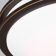 Load image into Gallery viewer, Mahone LED Flush Mount Ceiling Light in Detail.
