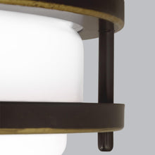 Load image into Gallery viewer, Mahone LED Flush Mount Ceiling Light in Detail.

