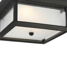 Load image into Gallery viewer, McHenry Outdoor LED Flush Mount Ceiling Light in Detail.
