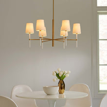 Load image into Gallery viewer, Monroe Chandelier in dining room.
