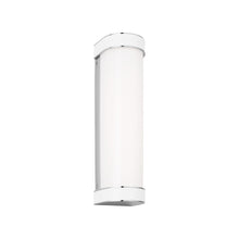 Load image into Gallery viewer, Monroe LED Vanity Wall Light in Polished Nickel (Medium).
