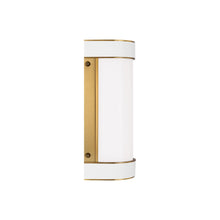 Load image into Gallery viewer, Monroe LED Vanity Wall Light in Detail.
