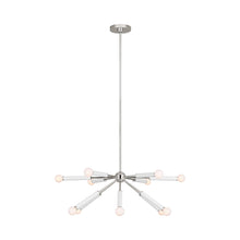 Load image into Gallery viewer, Monroe Sputnik Chandelier in Polished Nickel (12-Light).
