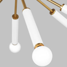 Load image into Gallery viewer, Monroe Sputnik Chandelier in Detail.
