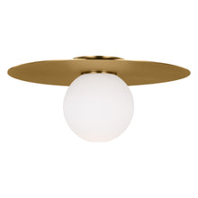 Load image into Gallery viewer, Nodes Flush Mount Ceiling Light in Burnished Brass (X-Large).
