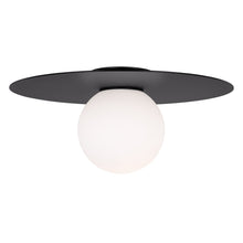 Load image into Gallery viewer, Nodes Flush Mount Ceiling Light in Midnight Black (X-Large).
