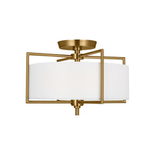 Load image into Gallery viewer, Perno Midcentury Semi Flush Mount Ceiling Light in Detail.
