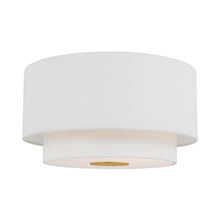 Load image into Gallery viewer, Sawyer Flush Mount Ceiling Light in Detail.
