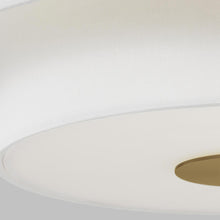 Load image into Gallery viewer, Sawyer Flush Mount Ceiling Light in Detail.
