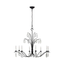 Load image into Gallery viewer, Shannon Chandelier in Aged Iron (X-Large).
