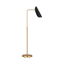 Load image into Gallery viewer, Tresa LED Floor Lamp in Midnight Black.

