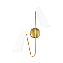 Load image into Gallery viewer, Tresa Wall Light in Matte White.
