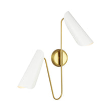 Load image into Gallery viewer, Tresa Wall Light in Matte White.
