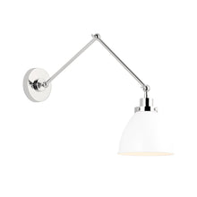 Load image into Gallery viewer, Wellfleet Adjustable Dome Wall Light in Detail.
