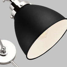 Load image into Gallery viewer, Wellfleet Adjustable Dome Wall Light in Detail.
