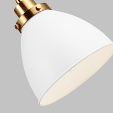 Load image into Gallery viewer, Wellfleet Adjustable Dome Wall Light in Detail.
