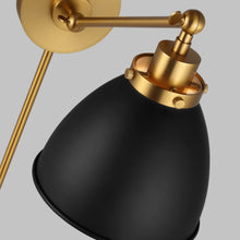 Load image into Gallery viewer, Wellfleet Dome Wall Light in Detail.
