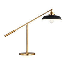 Load image into Gallery viewer, Wellfleet Wide LED Desk Lamp in Detail.

