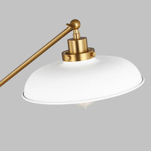 Load image into Gallery viewer, Wellfleet Wide LED Desk Lamp in Detail.
